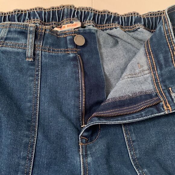 Knox Rose High-Rise Denim Dark Wash Size M/8 - Picture 12 of 13